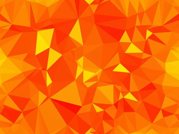Oranje Kleur Polygon Patroon Achtergrond — Stockfoto