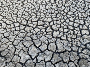 Tayland 'da kuru çatlak toprağı