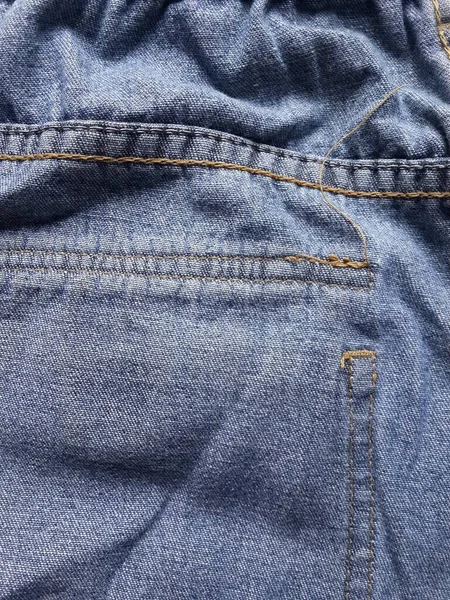 Närbild Blå Jeans Konsistens — Stockfoto