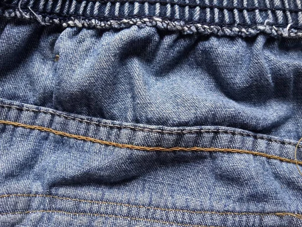 Primer Plano Azul Jeans Textura — Foto de Stock