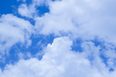 Arka plan için güzel mavi gökyüzü