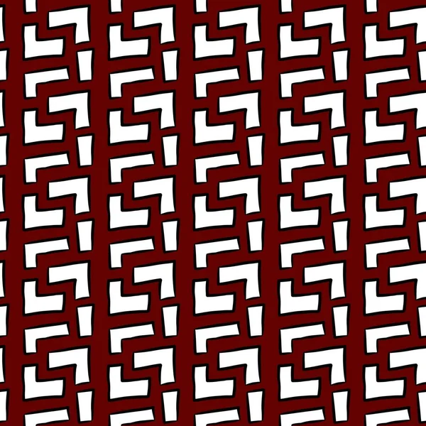 赤と白のシームレスなパターンの背景 — ストック写真