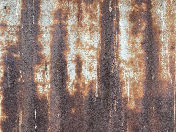 Ткань Ржавой Цинковой Стены — стоковое фото