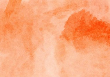 Turuncu arkaplan suluboya