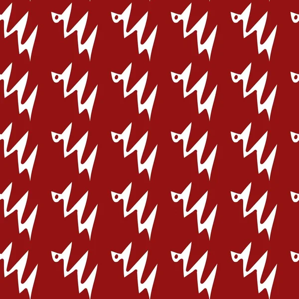 Безшовний Візерунок Фон Червоно Білого Кольору — стокове фото
