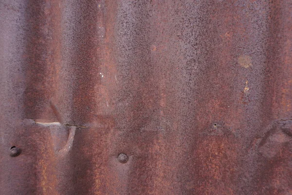 Rusty Zinco Parede Textura Fundo — Fotografia de Stock