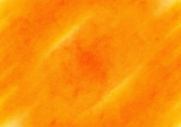 Watercolor Orange Color Abstract Background — Stock Photo, Image
