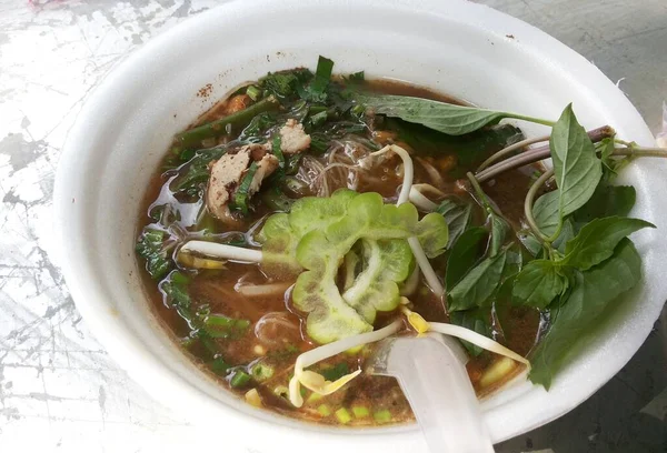 Asian Noodle Blood Thailand Food — Stock Photo, Image