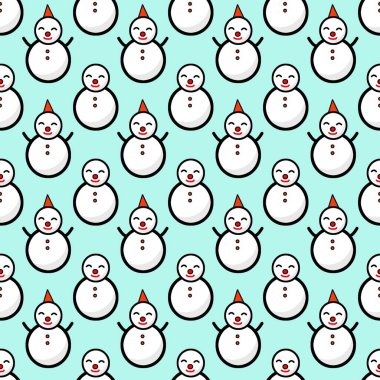 Kardan adam çizgi filminin kusursuz deseni 