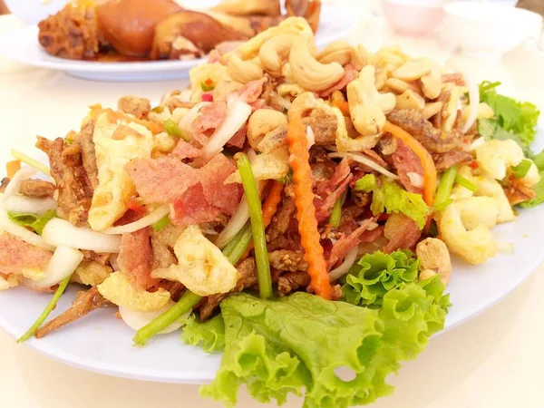 Comida Ervas Gostosa Picante Estilo Tailândia — Fotografia de Stock