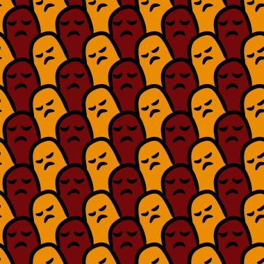 Sevimli canavar çizgi filminin kusursuz deseni