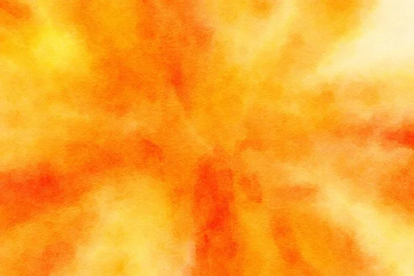 Art Watercolor Orange Color Background — Stock Photo, Image