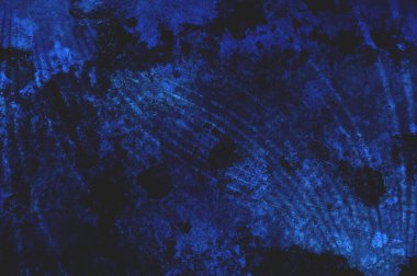 Soyut arkaplanın grunge mavi rengi