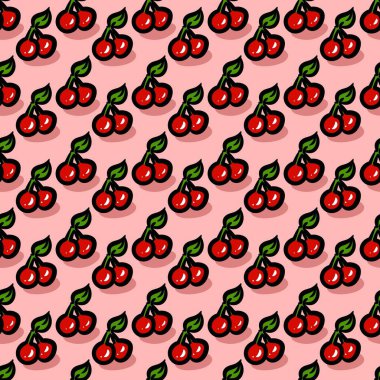 Böğürtlenli meyvelerin kusursuz deseni