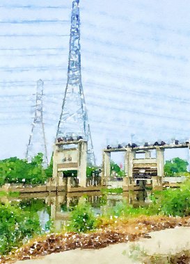 peyzaj arkaplanının rengi