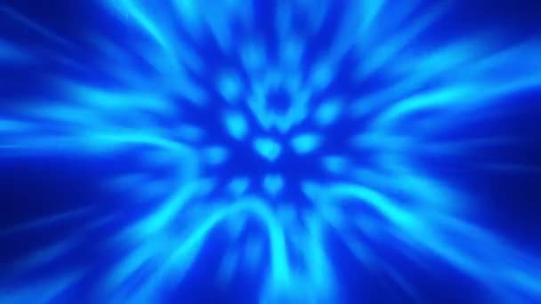 美しい青い光のパターンの背景 — ストック動画