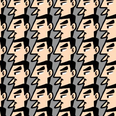 Sevimli adam çizgi filminin kusursuz deseni