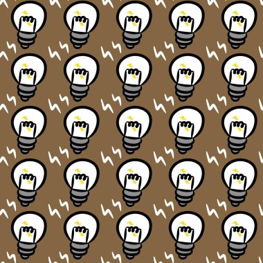 Lamba çizgi film arkaplanının kusursuz deseni