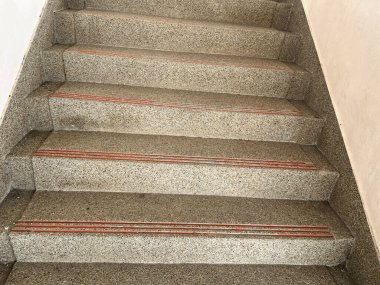 cement staircase in the building