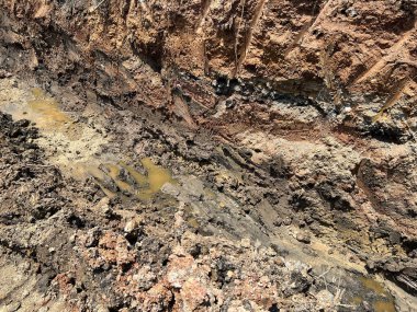 Toprağın dokusunu. toprağın arkaplanı. 