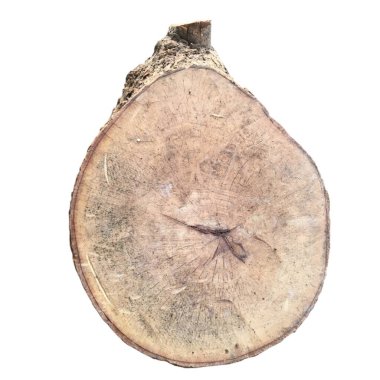 Ağaçtan kesilmiş.