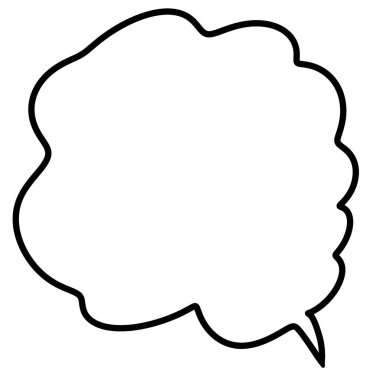 Konuşma balonu işaret tasarımı