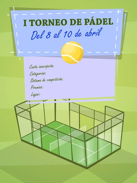 Raket Tenis Turnuvası poster.