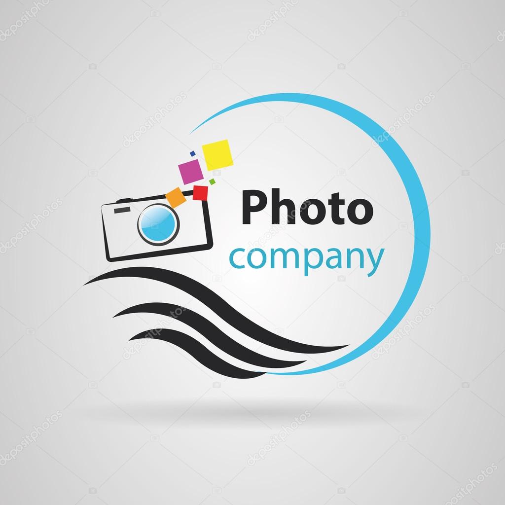 Simple photo symbol. Vector image