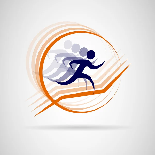 Correr. — Vector de stock