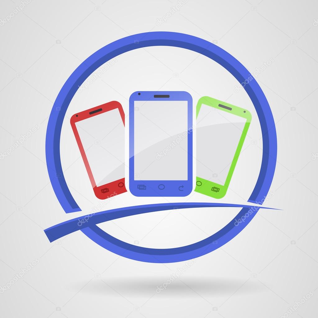Cell Logo of three colors.