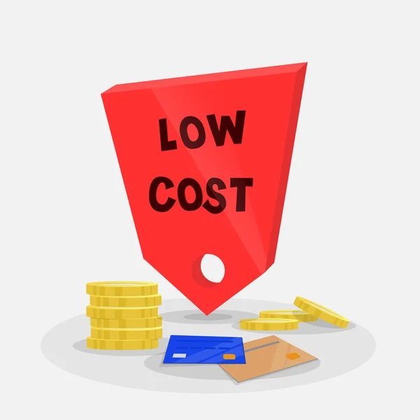 Χαμηλό κόστος — Διανυσματικό Αρχείο
