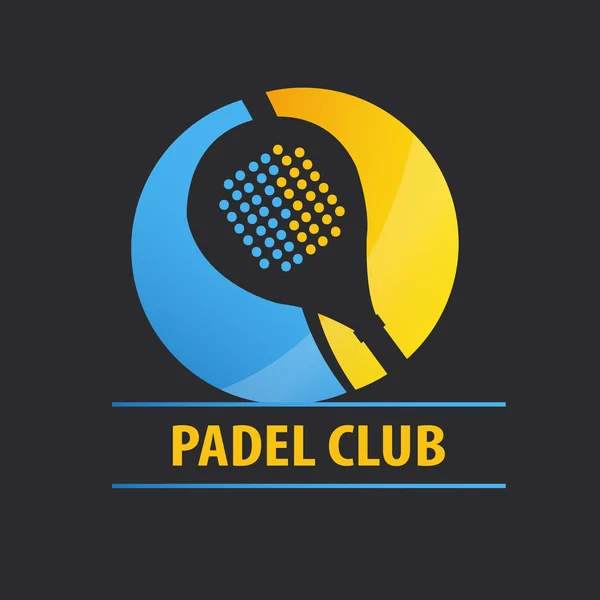 Logotipo padel —  Vetores de Stock