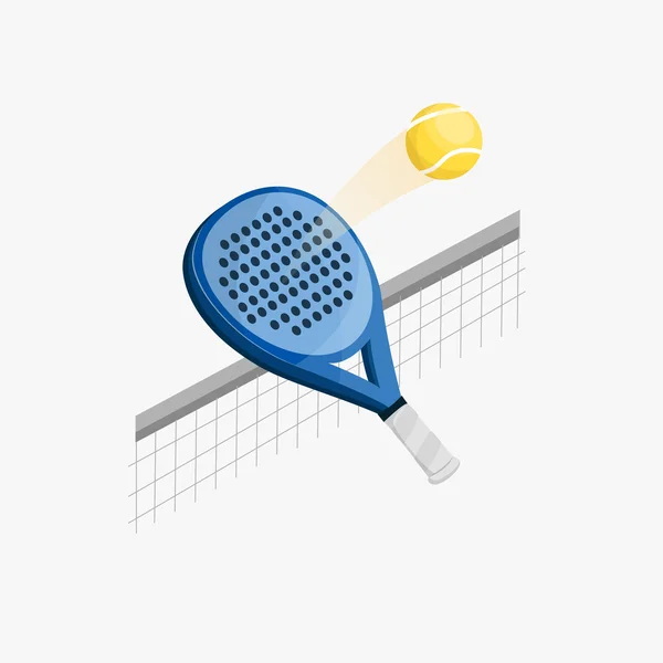 Paddle racket — Stock Vector