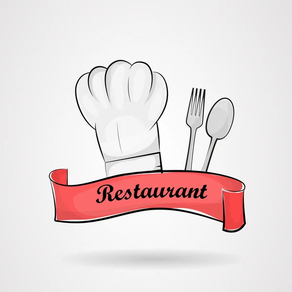 Logo du restaurant — Image vectorielle