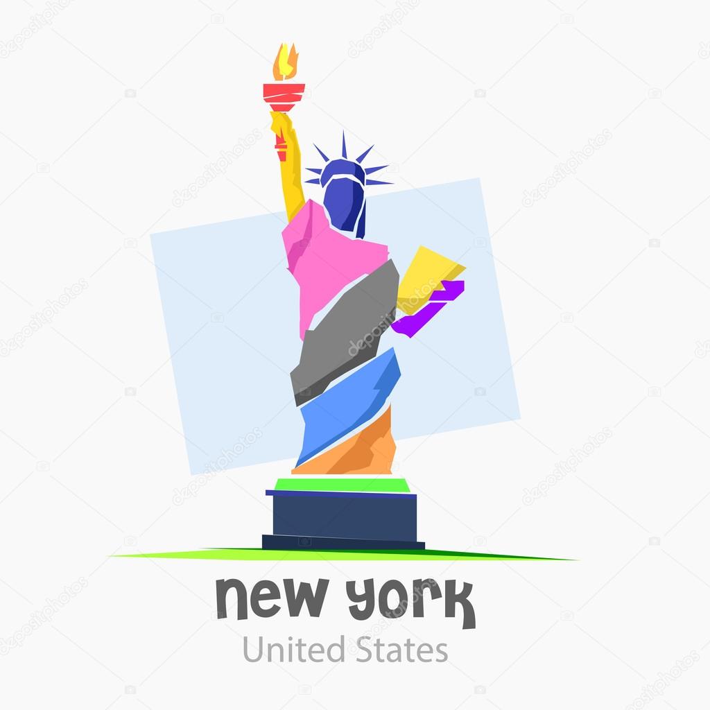 New York logo. Vector