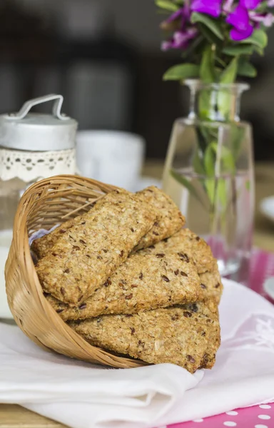 朝食のために不可欠なクッキー — ストック写真