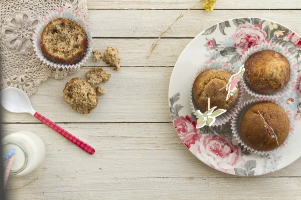 Muffins inteiros — Fotografia de Stock