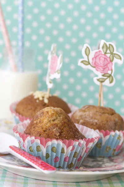 Whole muffins — Stock Photo, Image