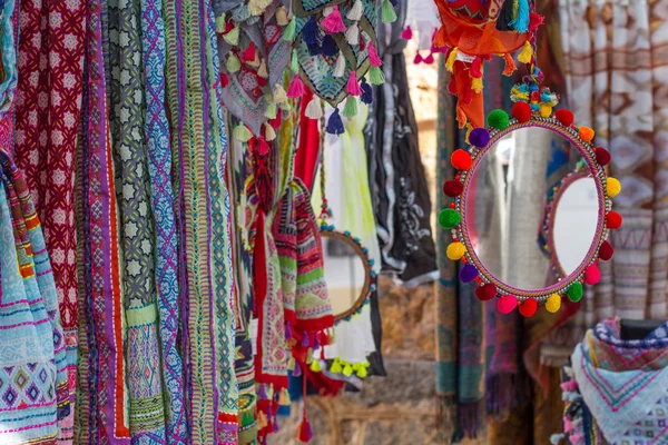 Mercado hippie de Ibiza Imagem De Stock