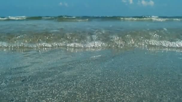 Mar, ondas, praia — Vídeo de Stock