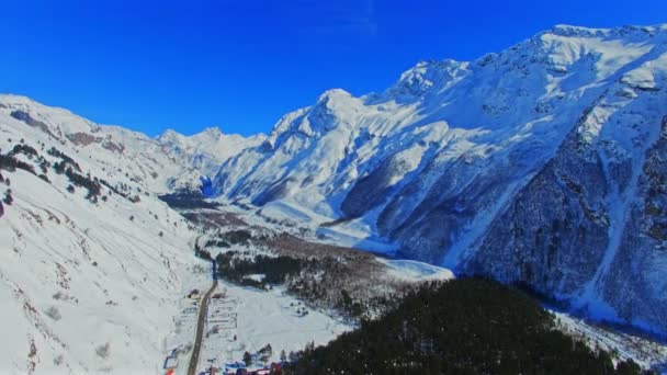 Montagne della catena del Caucaso — Video Stock