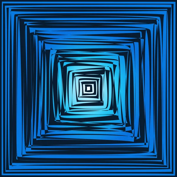 Geometriska optisk illusion — Stock vektor