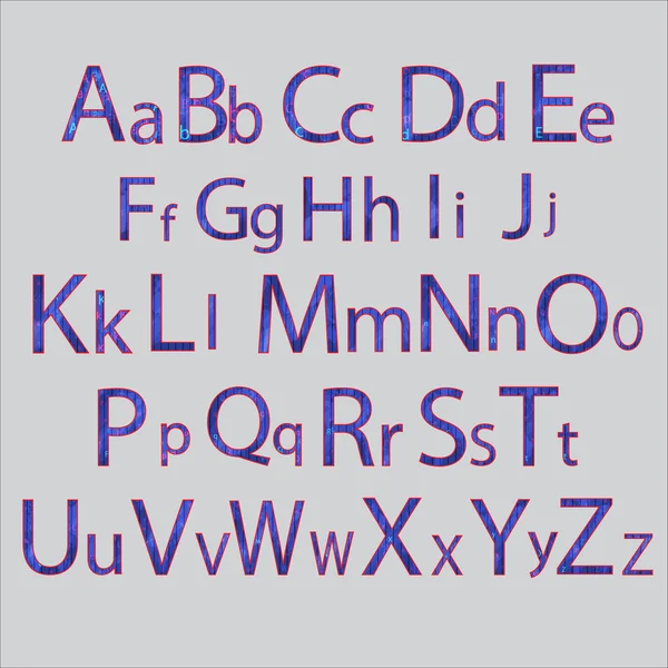 Letras del alfabeto — Vector de stock