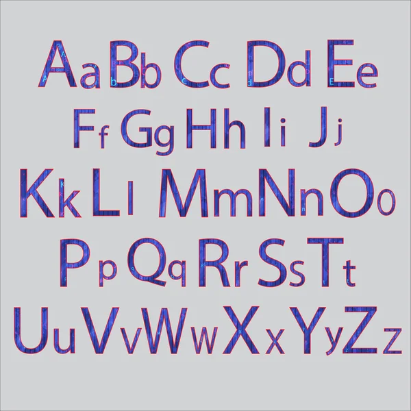 Buchstaben des Alphabets — Stockvektor