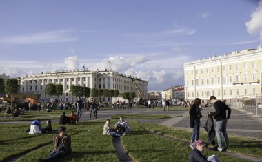 St-Petersburg merkezi alanının aniden ortaya