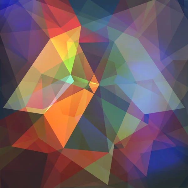 Poligon light effect background. Triangular Illustrations. — Stock Vector