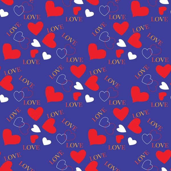 Pattern for Valentine 's day — стоковый вектор