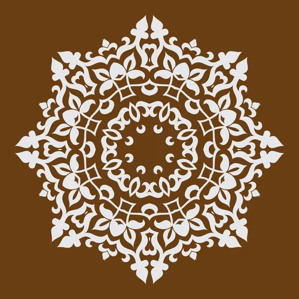 Mandala in Oriental style. Vector — Stock Vector