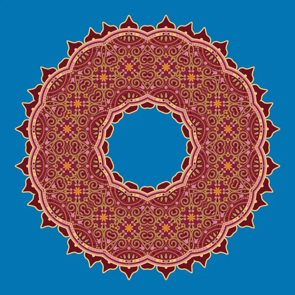 Mandala in Oriental style. Vector — Stock Vector