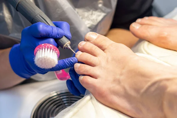 Hardware Pedicure Removal Old Skin Toes — Stock Photo, Image